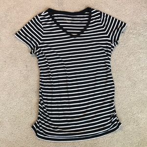v neck maternity shirt